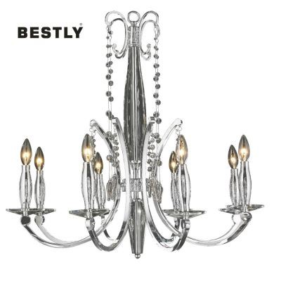 Простая хрустальная люстра